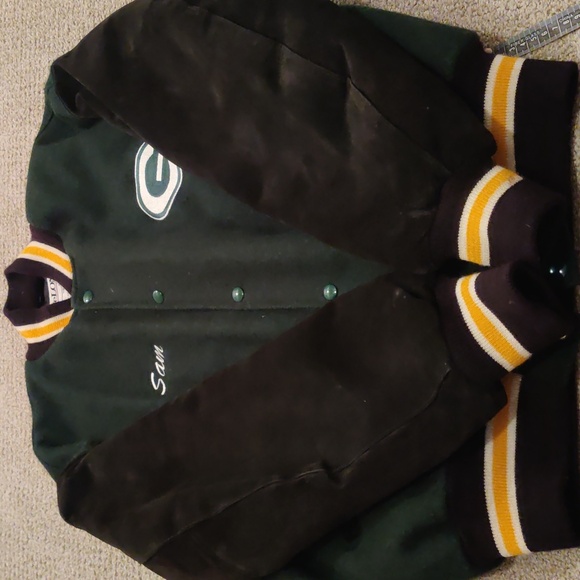 Vintage Wool Blend Green Bay Packets Jacket - Size Large - Picture 13 of 15